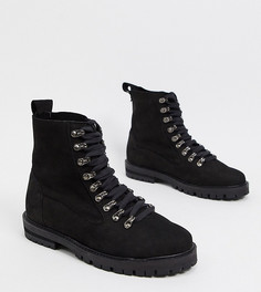 Черные замшевые походные ботинки ASRA Exclusive Barnes-Черный