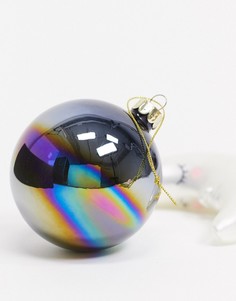 Новогоднее елочное украшение цвета нефти Sass and Bell Christmas-Многоцветный