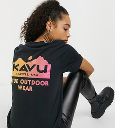Черная футболка с логотипом Kavu. Эксклюзивно на ASOS-Черный