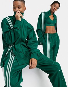 Темно-зеленая олимпийка с отделкой на кнопках adidas x Ivy Park-Зеленый
