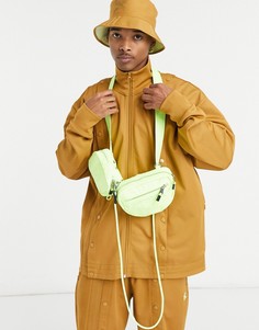 Желтая сумка-кошелек на пояс adidas x IVY PARK-Коричневый