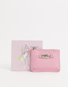 Розовый кожаный кошелек для мелочи Paul Costelloe