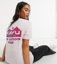 Неоново-розовая футболка с логотипом Kavu. Эксклюзивно на ASOS-Розовый