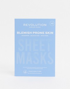 Биоразлагаемая тканевая маска для проблемной кожи Revolution Skincare-Бесцветный
