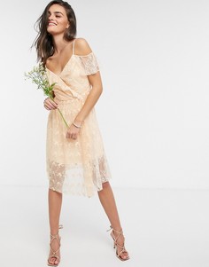 Платье без рукавов French Connection Bridesmaid-Розовый цвет