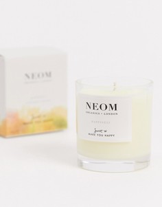 Свеча с одним фитилем и ароматом нероли, мимозы и лимона NEOM – Happiness-Бесцветный