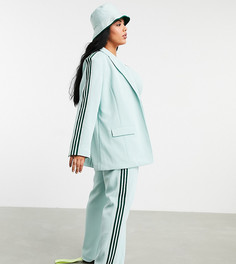 Зеленые брюки с широкими штанинами adidas x IVY PARK Plus-Зеленый