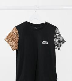 Черная футболка со звериным принтом Vans Wyld эксклюзивно для ASOS-Черный