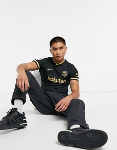 Черная футболка Nike Football FC Barcelona 2020/21-Черный
