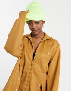 Трикотажная шапка-бини желтоватого оттенка adidas x IVY PARK-Желтый