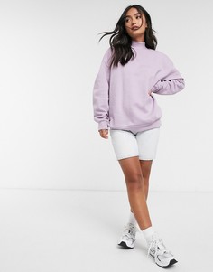 Свитшот в стиле oversized лавандоого цвета Stradivarius-Розовый