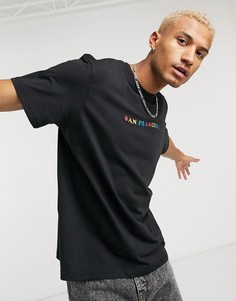 Футболка с вышивкой Urban Threads-Черный