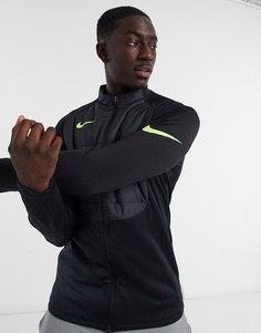 Черный спортивный топ Nike Football Therma Strike