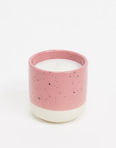Розовая двойная свеча Typo-Многоцветный