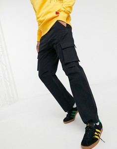 Черные базовые брюки-карго Caterpillar-Черный