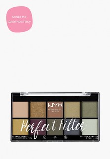 Палетка для глаз Nyx Professional Makeup Perfect Filter Shadow Palette, оттенок 03, Olive you, 17 г