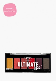 Палетка для глаз Nyx Professional Makeup Мини Ultimate Edit Petite Shadow Palette, оттенок 03, Phoenix, 7 г