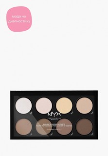 Палетка для лица Nyx Professional Makeup Highlight & Contour Pro Palette для контурирования, оттенок 01, 21.6 г