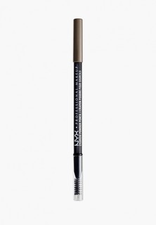 Карандаш для бровей Nyx Professional Makeup Eyebrow Powder Pencil, оттенок 08 Ash Brown, 1 г