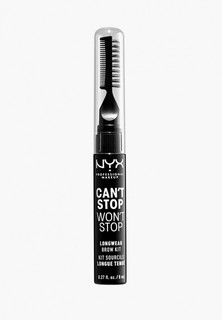 Тинт для бровей Nyx Professional Makeup Cant Stop Wont Stop Longwear Brow Ink Kit, оттенок 12 Blue, 8 мл