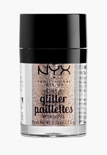 Глиттер Nyx Professional Makeup Metallic Glitter, оттенок 04, Goldstone, 2,5 г