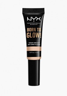 Консилер Nyx Professional Makeup Born To Glow Radiant Concealer с эффектом сияния, оттенок 04, Light Ivor, 5,3 мл