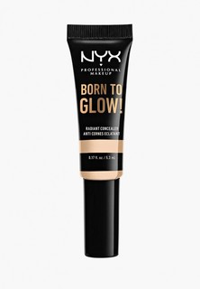 Консилер Nyx Professional Makeup Born To Glow Radiant Concealer с эффектом сияния, оттенок 01 Pale, 5,3 мл