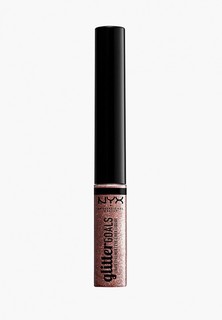 Подводка для глаз Nyx Professional Makeup Glitter Goals Liquid Eyeliner, оттенок 03, Quartzy, 4 мл