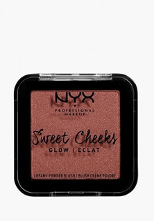 Румяна Nyx Professional Makeup Sweet Cheeks Creamy Powder Blush Glowy Сияющие, оттенок 01 Totally Chill, 5 г