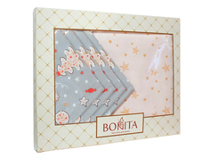 Столовый набор Bonita Имбирный пряник: скатерть, салфетки 11010820605