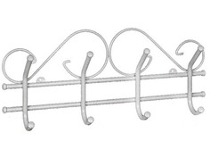 Вешалка ЗМИ Ажур 4 White Silver ВНА200БС ZMI