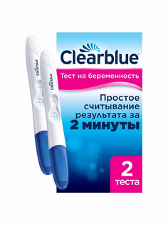 Тест Тест на беременность Clearblue 2шт 4084500980990