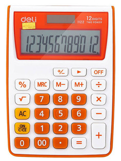 Калькулятор Deli E1122/OR