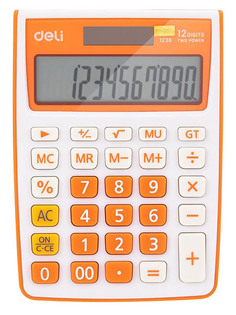 Калькулятор Deli E1238/OR