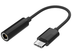 Аксессуар GCR USB Type-C - Mini Jack 3.5mm Black GCR-52308 Greenconnect
