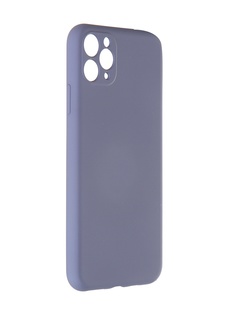 Чехол Pero для APPLE iPhone 11 Pro Max Liquid Silicone Grey PCLS-0023-GR ПЕРО