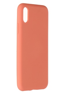 Чехол Pero для APPLE iPhone X / XS Liquid Silicone Orange PCLS-0002-OR ПЕРО