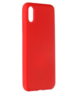 Чехол Pero для APPLE iPhone X / XS Liquid Silicone Red PCLS-0002-RD ПЕРО