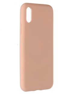 Чехол Pero для APPLE iPhone X / XS Liquid Silicone Pink PCLS-0002-PK ПЕРО