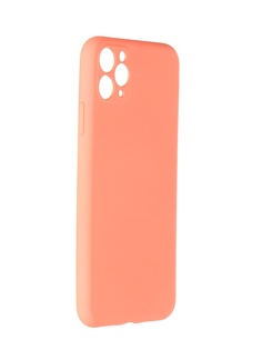 Чехол Pero для APPLE iPhone 11 Pro Max Liquid Silicone Orange PCLS-0023-OR ПЕРО