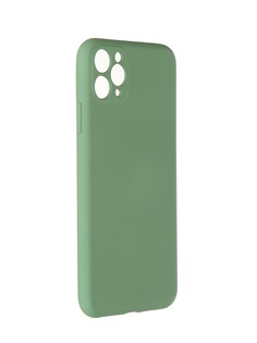 Чехол Pero для APPLE iPhone 11 Pro Max Liquid Silicone Green PCLS-0023-GN ПЕРО