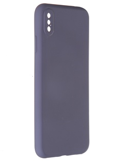 Чехол Pero для APPLE iPhone XS Max Liquid Silicone Grey PCLS-0004-GR ПЕРО