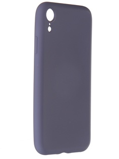 Чехол Pero для APPLE iPhone XR Liquid Silicone Grey PCLS-0003-GR ПЕРО