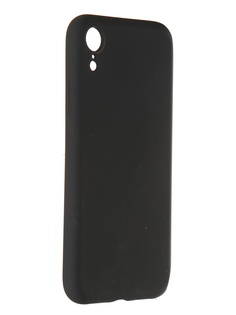 Чехол Pero для APPLE iPhone XR Liquid Silicone Black PCLS-0003-BK ПЕРО