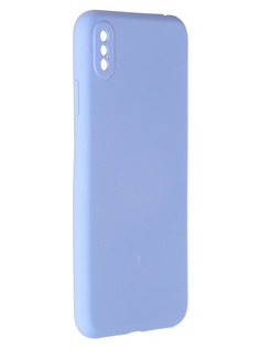Чехол Pero для APPLE iPhone XS Max Liquid Silicone Light Blue PCLS-0004-LB ПЕРО