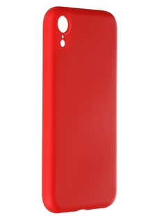 Чехол Pero для APPLE iPhone XR Liquid Silicone Red PCLS-0003-RD ПЕРО