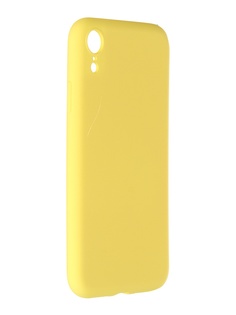 Чехол Pero для APPLE iPhone XR Liquid Silicone Yellow PCLS-0003-YW ПЕРО