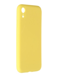 Чехол Pero для APPLE iPhone XR Liquid Silicone Yellow PCLS-0003-YW ПЕРО