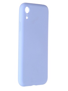 Чехол Pero для APPLE iPhone XR Liquid Silicone Light Blue PCLS-0003-LB ПЕРО