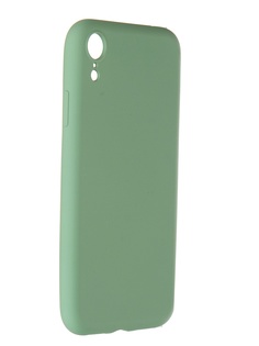 Чехол Pero для APPLE iPhone XR Liquid Silicone Green PCLS-0003-GN ПЕРО